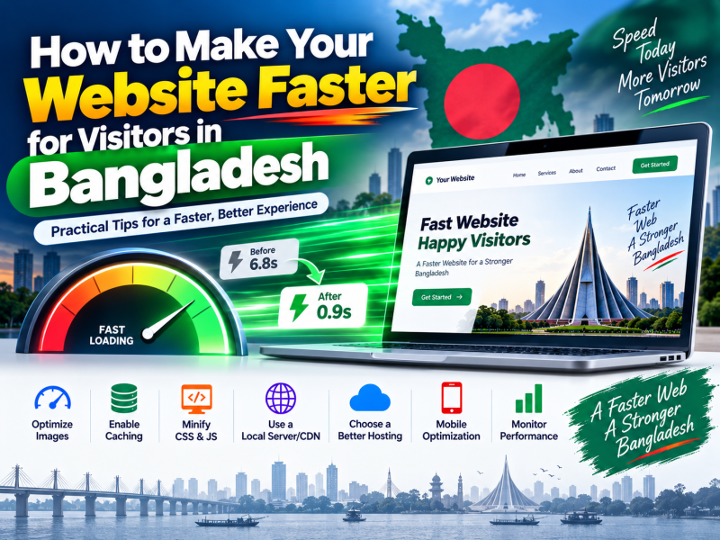 How to Make Your Website Faster for Visitors in Bangladesh