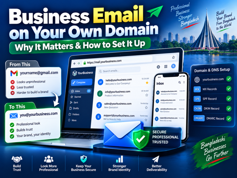 Business Email on Your Own Domain: Why It Matters and How to Set It Up