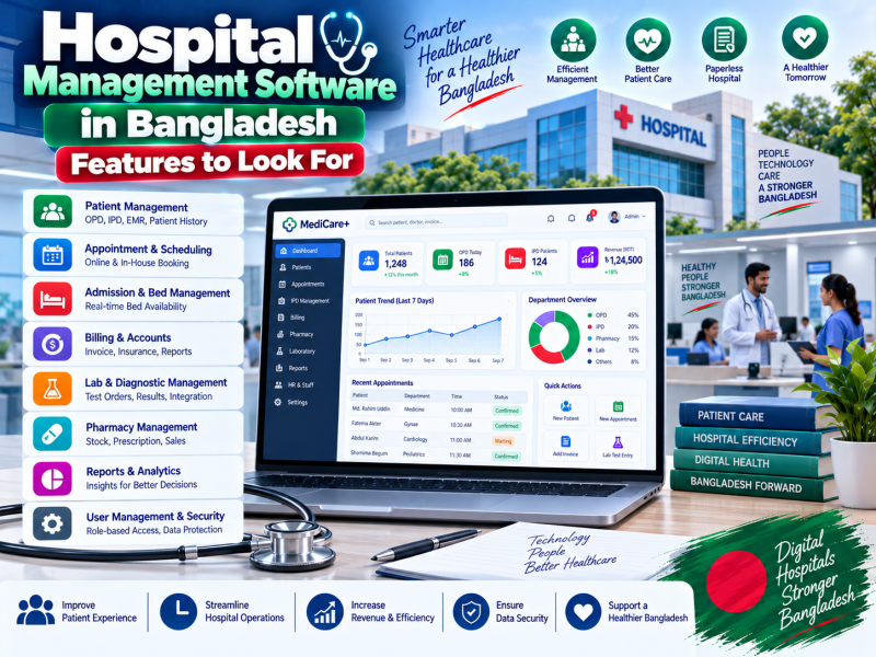 Hospital Management Software in Bangladesh: Features to Look For