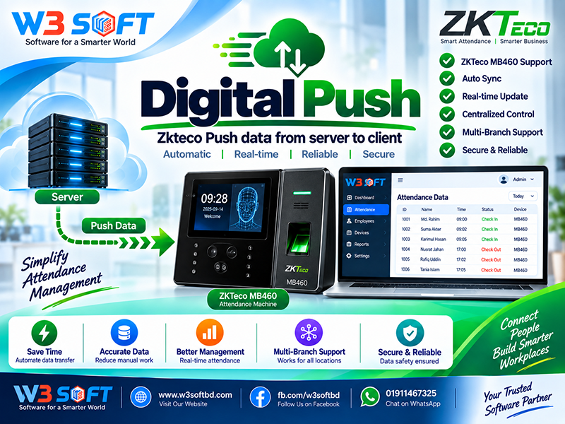 ZKTeco MB460 ফেস ও ফিঙ্গারপ্রিন্ট অ্যাটেনডেন্স মেশিন